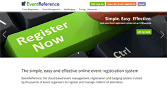 Desktop Screenshot of eventreference.com